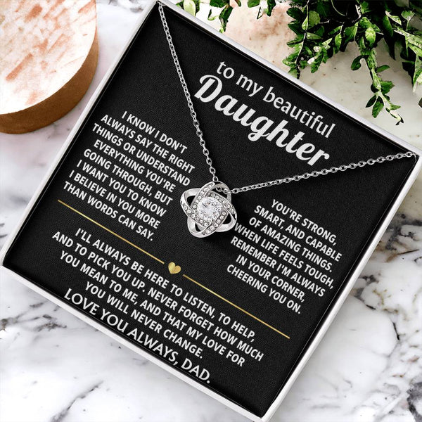 To My Beautiful Daughter, I'm always in your corner. — [Lux] - Love Knot