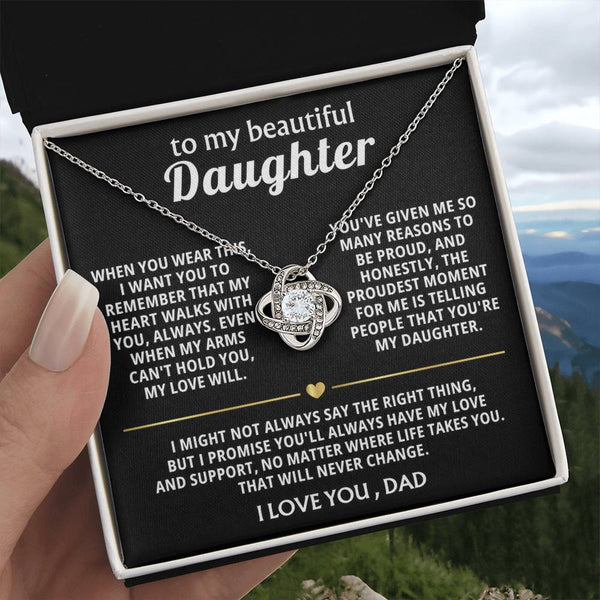 To My Beautiful Daughter, My love and pride are always with you.
