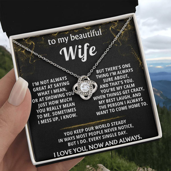 To My Wife, You're my calm, my best laugh, my home.