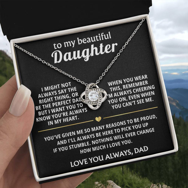 To My Beautiful Daughter, You're always in my heart. — [Lux] - Love Knot