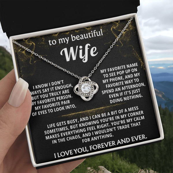 To My Wife, You are my favorite person, always.