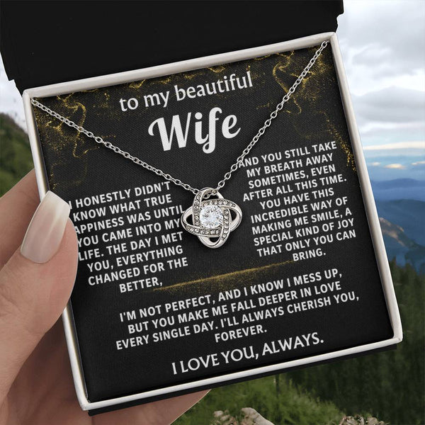 To My Wife, You are my true happiness, always.