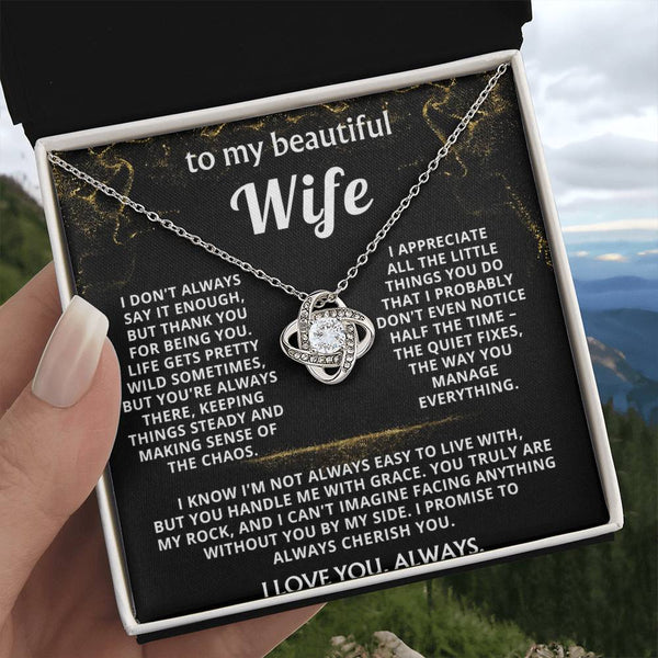 To My Wife, Thank you for being my rock.