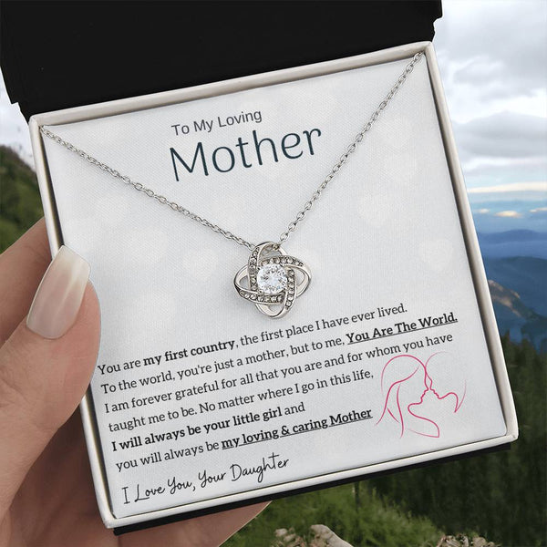 To My Loving Mother - You are my sunshine, I will always be your little girl (Almost Gone) - Love Knot