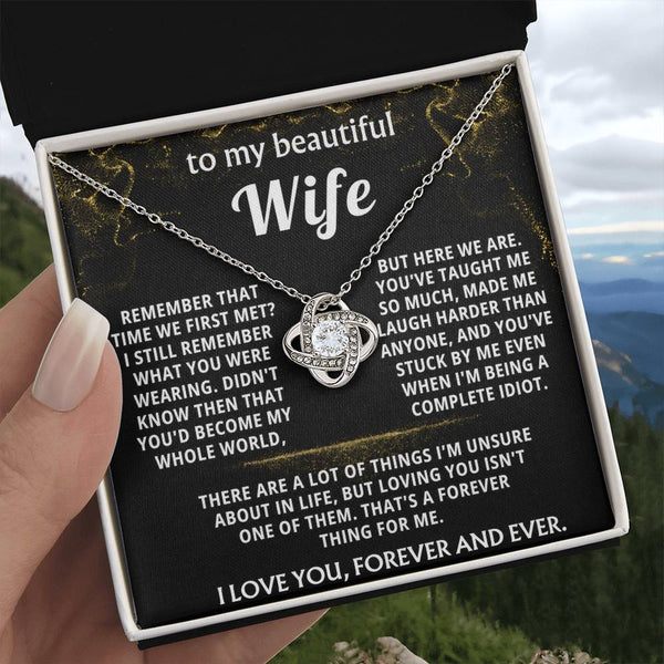 To My Wife, You are my whole world, forever.