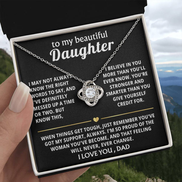 To My Beautiful Daughter, I'm so proud of the woman you've become. — [Lux] - Love Knot