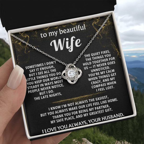 To My Wife, You make our life feel like home. — [Lux] - Love Knot