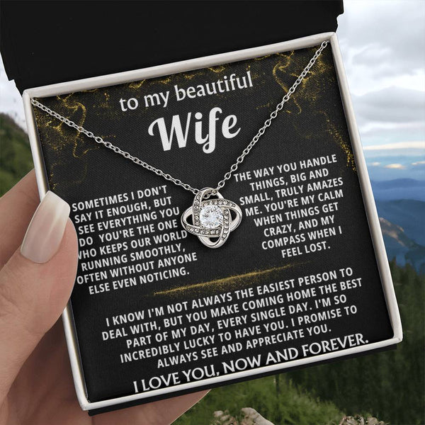 To My Wife, You are my calm and compass.