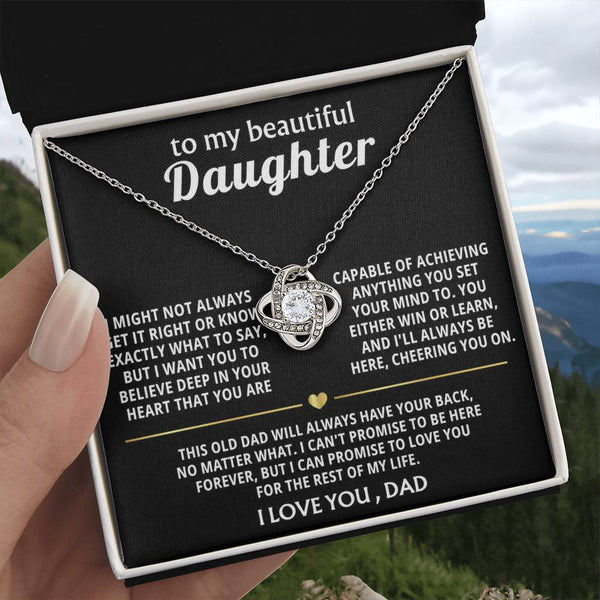 To My Beautiful Daughter, I believe in you and love you.
