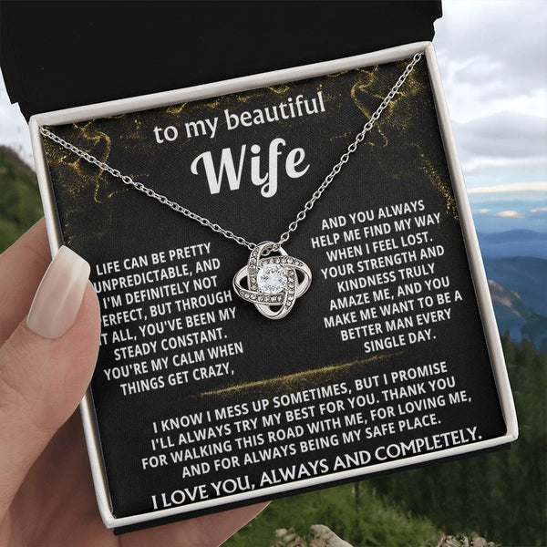 To My Wife, You make me a better man. — [Lux] - Love Knot
