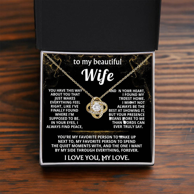 To My Wife, You are my forever home.