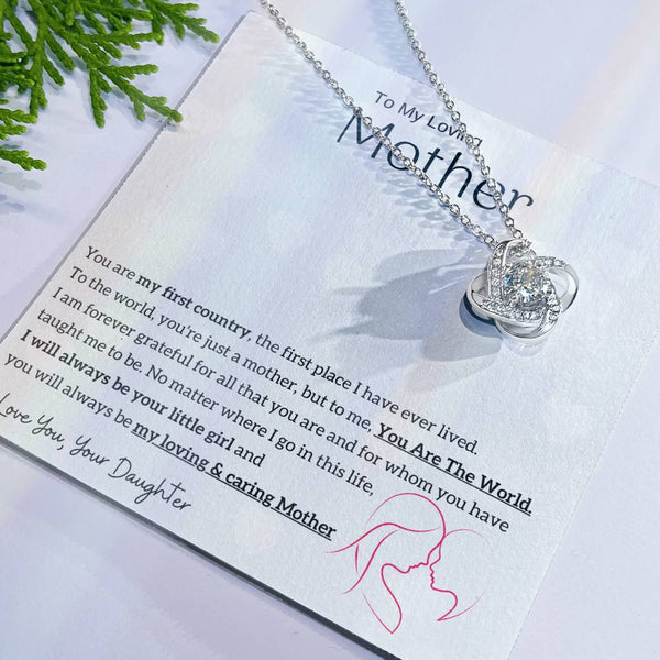 To My Loving Mother - You are my sunshine, I will always be your little girl (Almost Gone) - Love Knot
