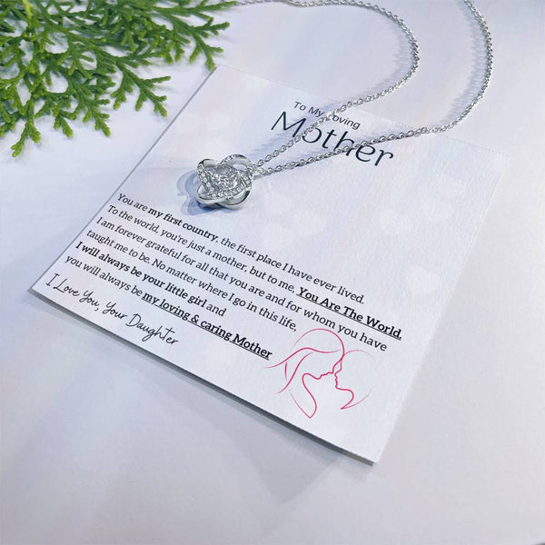 To My Loving Mother - You are my sunshine, I will always be your little girl (Almost Gone) - Love Knot