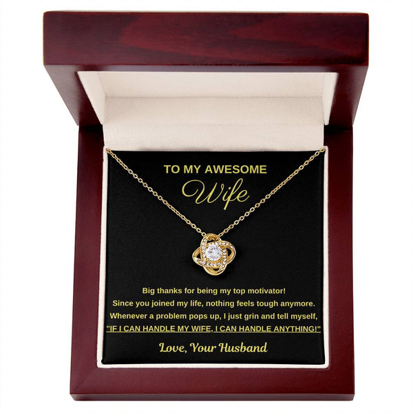 To My Awsome Wife,  Big thanks for being my top motivator