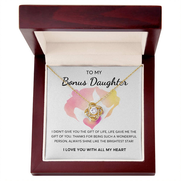 Bonus Daughter Gift, Daughter in Law Gift, Birthday Gift Daugther in Law, Top Gift for Girls , Love Knot