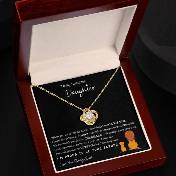 (Almost Sold Out) To My Beautiful Daughter, I'm Proud To Be Your Father - Love Knot