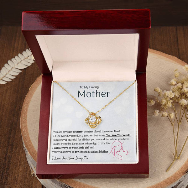 To My Loving Mother - You are my sunshine, I will always be your little girl (Almost Gone) - Love Knot