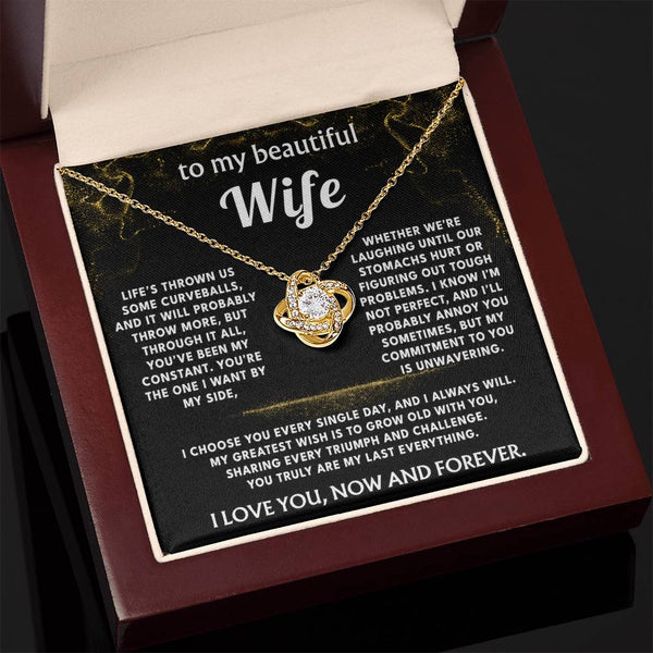 To My Wife, You are my constant, my everything.