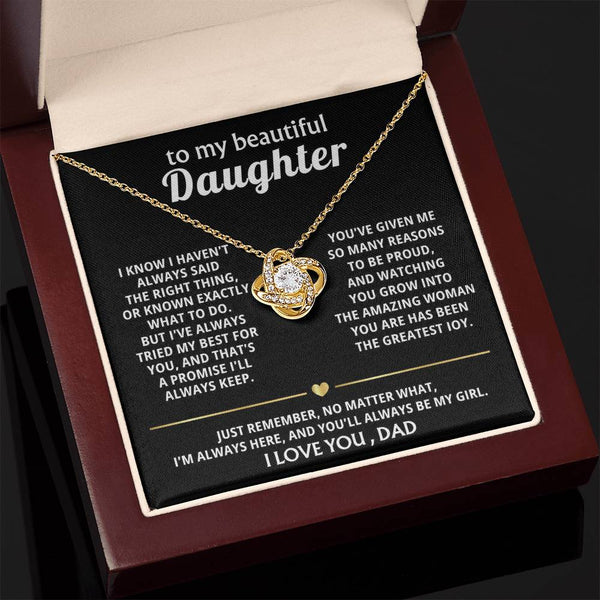 To My Beautiful Daughter, I'm always here for you, my girl. — [Lux] - Love Knot