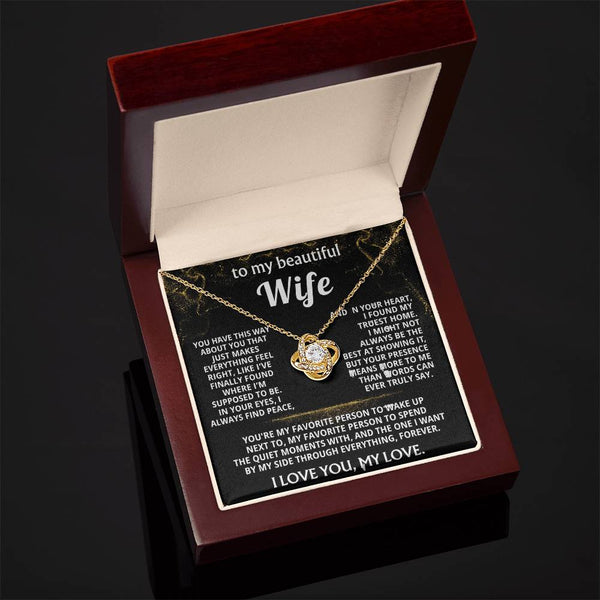 To My Wife, You are my forever home.