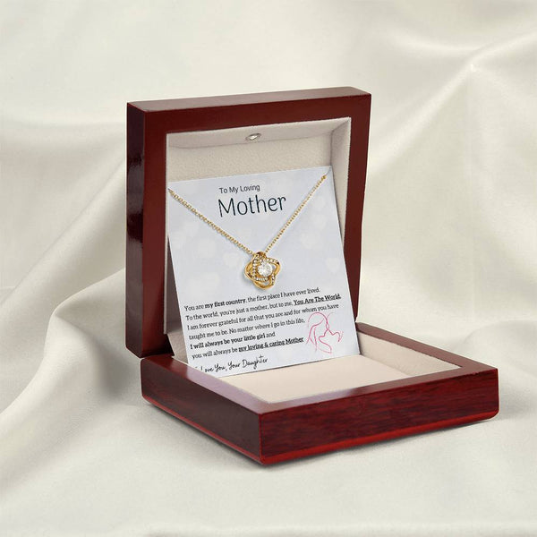 To My Loving Mother - You are my sunshine, I will always be your little girl (Almost Gone) - Love Knot