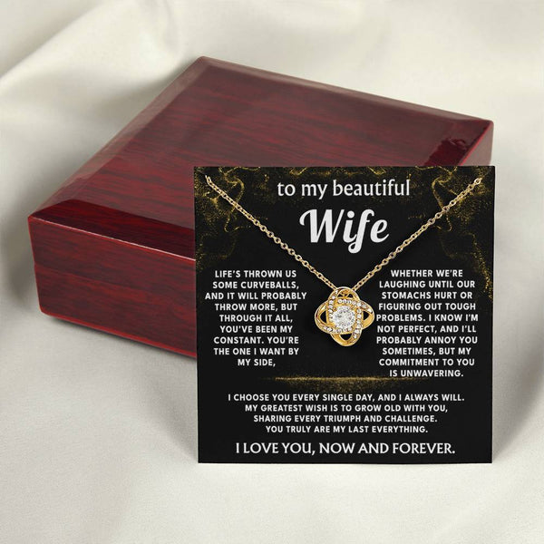 To My Wife, You are my constant, my everything.