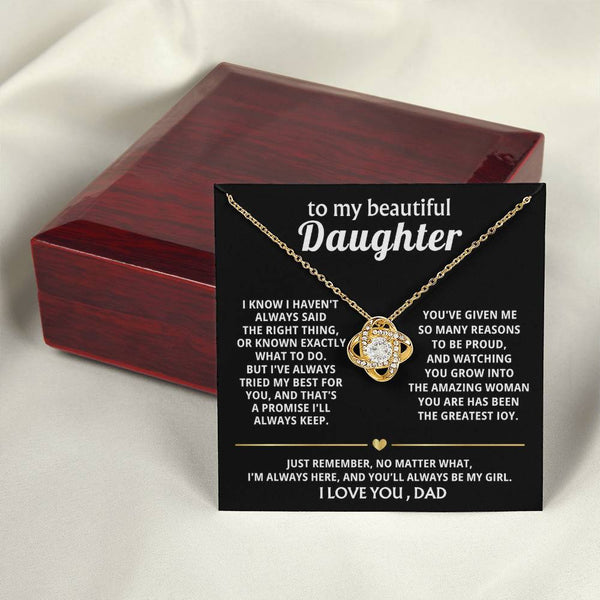 To My Beautiful Daughter, I'm always here for you, my girl. — [Lux] - Love Knot