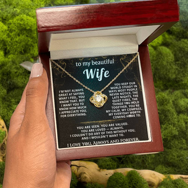 To My Wife, You're my everyday worth coming home to.