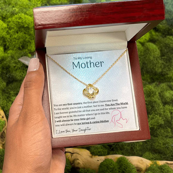 To My Loving Mother - You are my sunshine, I will always be your little girl (Almost Gone) - Love Knot