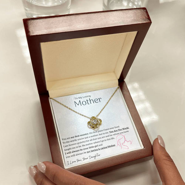 To My Loving Mother - You are my sunshine, I will always be your little girl (Almost Gone) - Love Knot