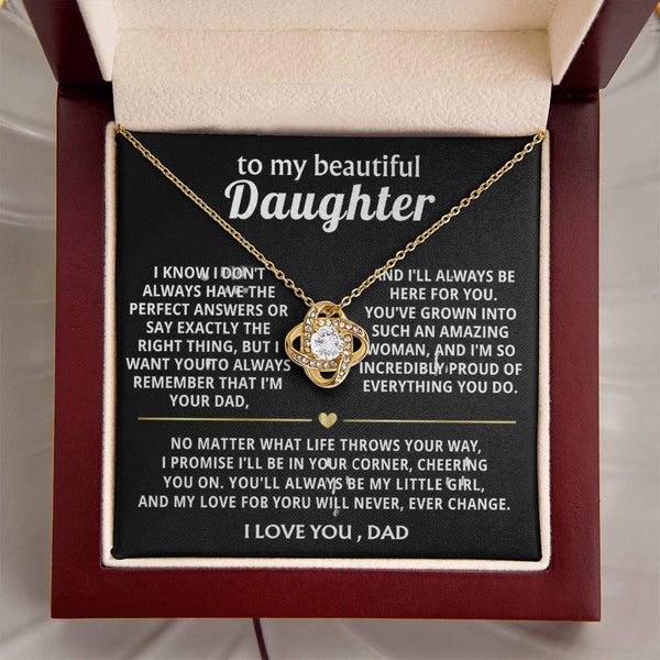 To My Beautiful Daughter, I'm always here for you, my amazing girl.