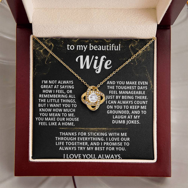 To My Wife, You make our life feel like home.