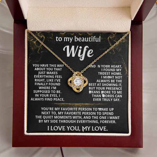 To My Wife, You are my forever home.