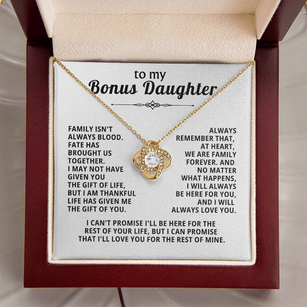 To My Bonus Daughter, FATE HAS BROUGHT US TOGETHER ( Love Knot )