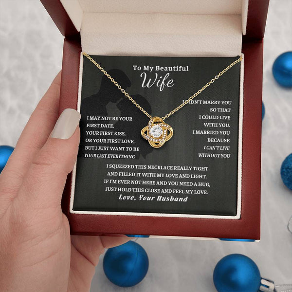 Gift For Wife, Wife Birthday Gift, Anniversary Gift For Wife, Wife Necklace , Love Card