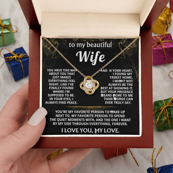 To My Wife, You are my forever home.