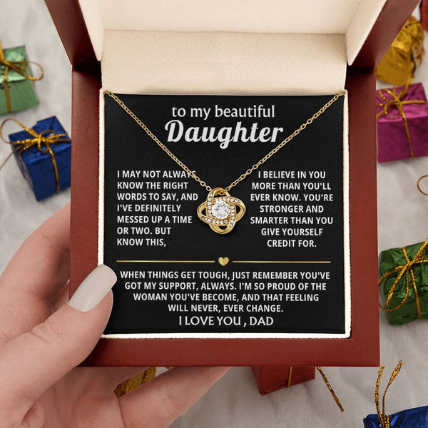To My Beautiful Daughter, I'm so proud of the woman you've become. — [Lux] - Love Knot