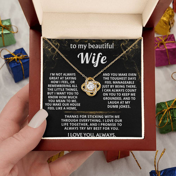 To My Wife, You make our life feel like home.