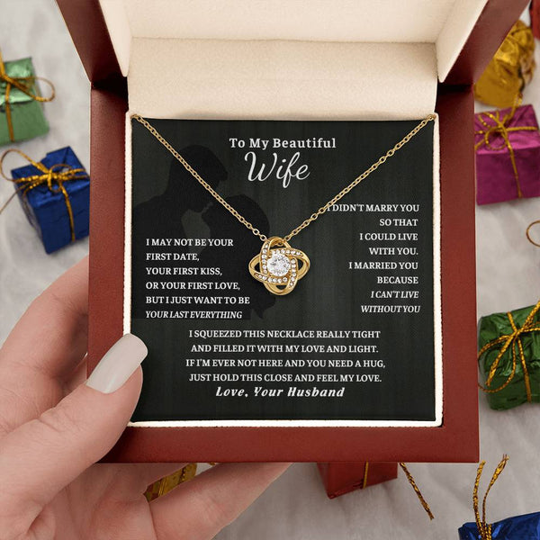 Gift For Wife, Wife Birthday Gift, Anniversary Gift For Wife, Wife Necklace , Love Card