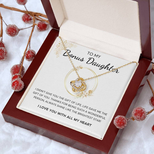 Bonus Daughter Present , Daughter in Law Gift, Bonus Daughter Jewelry , Heart Shape ,Gift