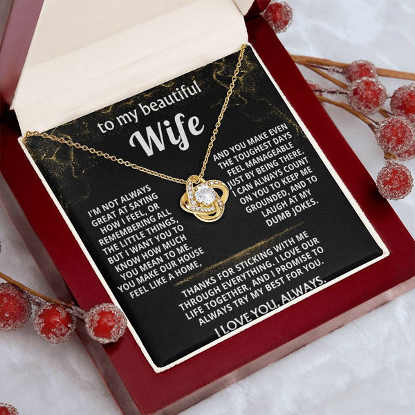 To My Wife, You make our life feel like home.