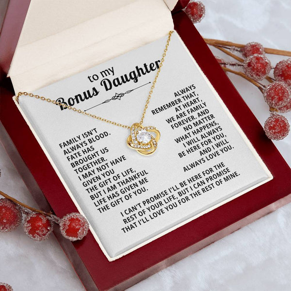 To My Bonus Daughter, FATE HAS BROUGHT US TOGETHER ( Love Knot )