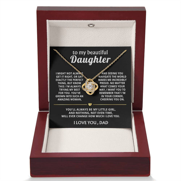 To My Beautiful Daughter, I'm always proud and love you.