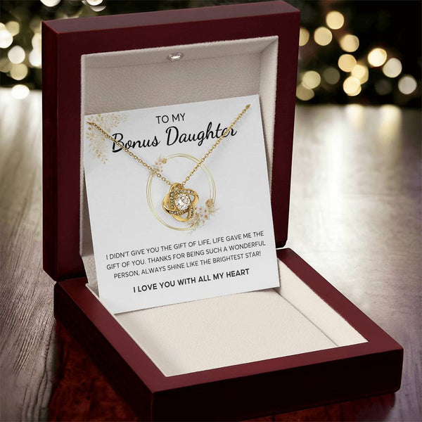 Bonus Daughter Present , Daughter in Law Gift, Bonus Daughter Jewelry , Heart Shape ,Gift