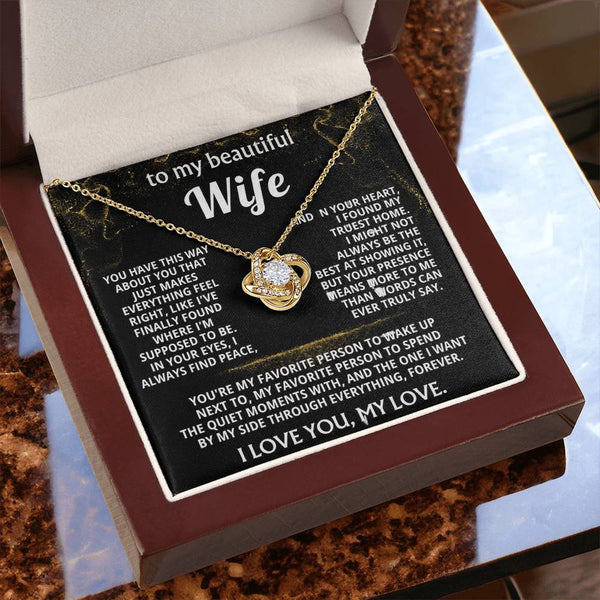 To My Wife, You are my forever home.