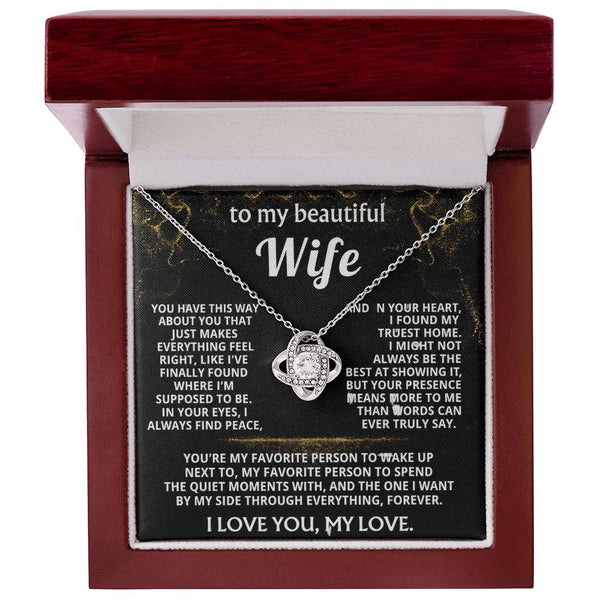 To My Wife, You are my forever home.