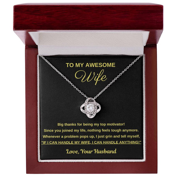 To My Awsome Wife,  Big thanks for being my top motivator