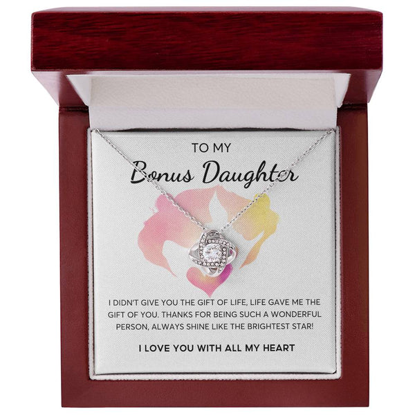 Bonus Daughter Gift, Daughter in Law Gift, Birthday Gift Daugther in Law, Top Gift for Girls , Love Knot