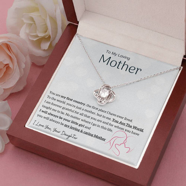 To My Loving Mother - You are my sunshine, I will always be your little girl (Almost Gone) - Love Knot
