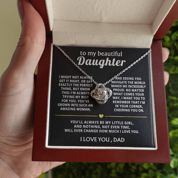 To My Beautiful Daughter, I'm always proud and love you.